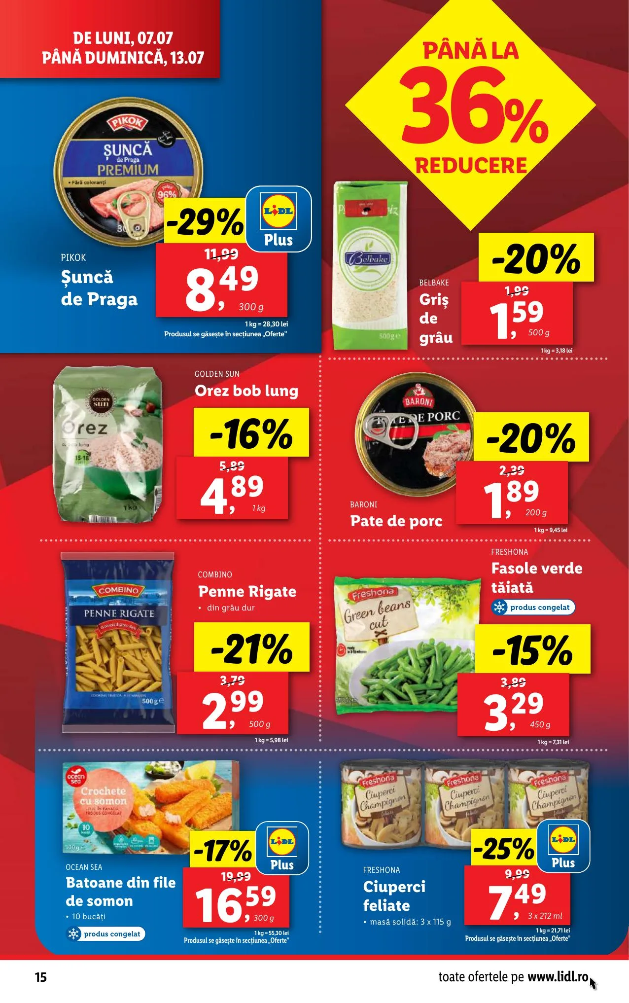 Lidl akciós újság Románia 07.07–07.13 – 16. oldal