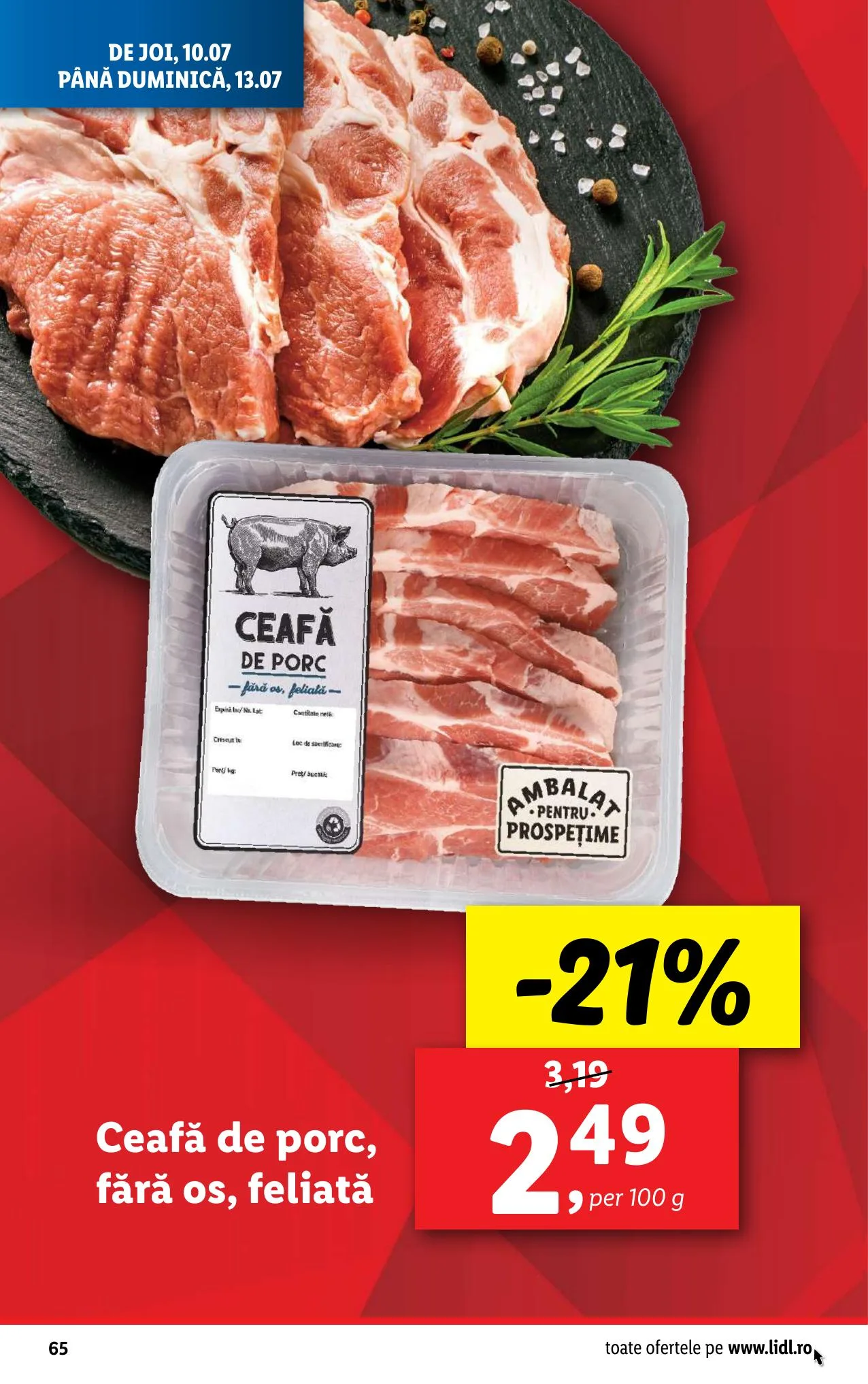 Lidl akciós újság Románia 07.07–07.13 – 66. oldal