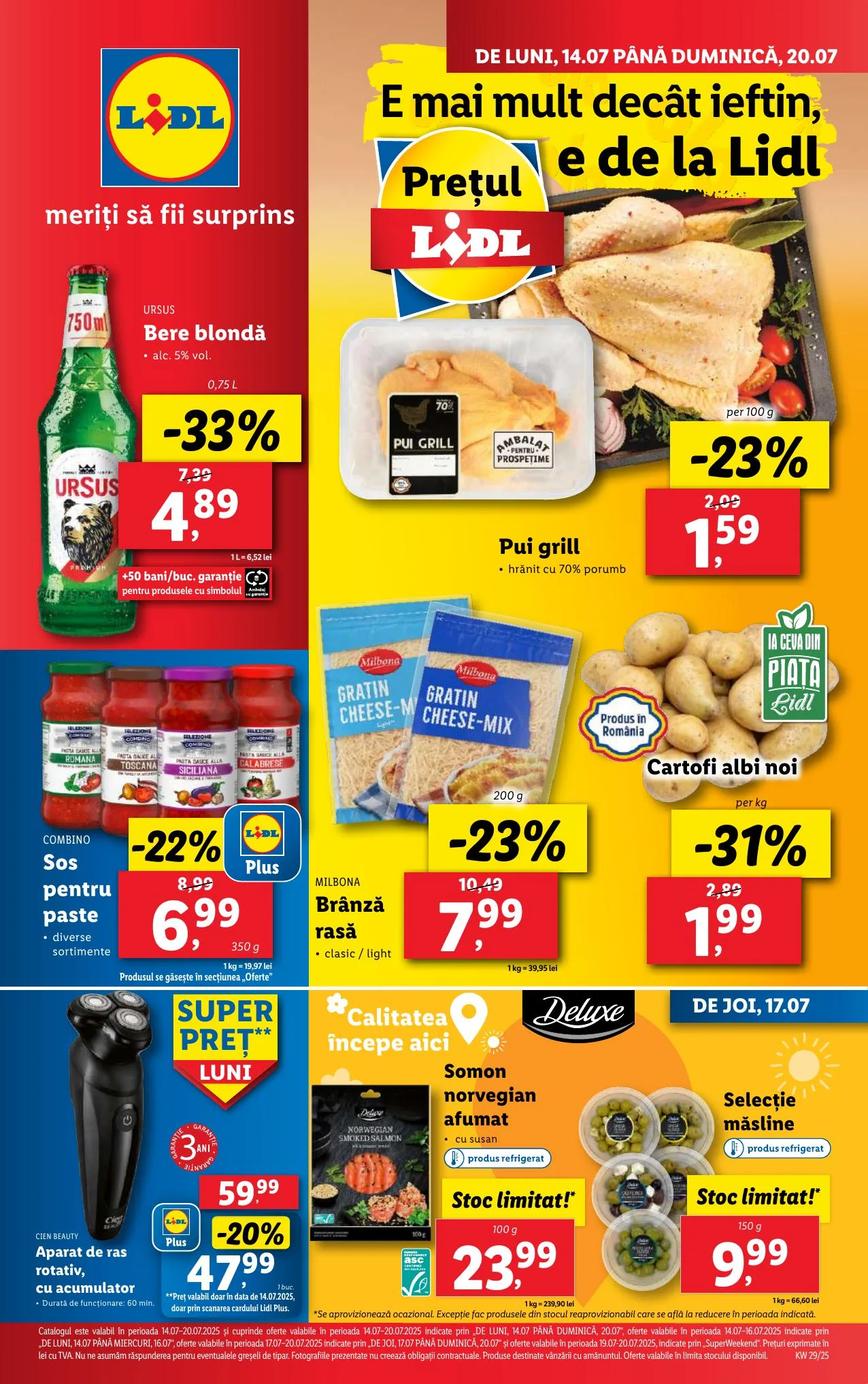 Lidl akciós újság Románia 07.14–07.20