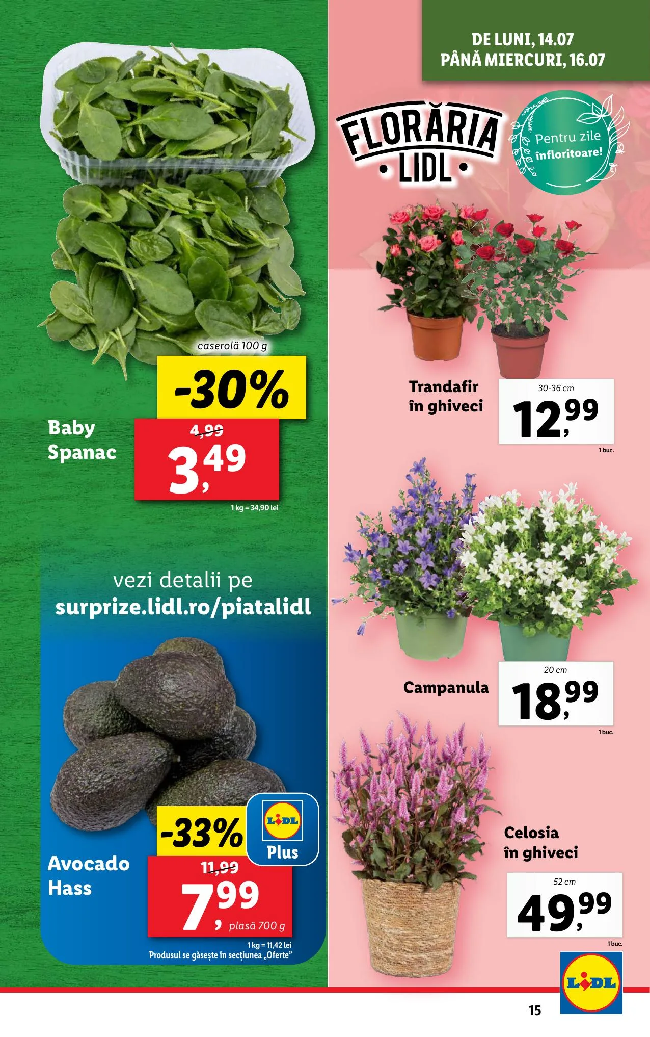 Lidl akciós újság Románia 07.14–07.20 – 15. oldal