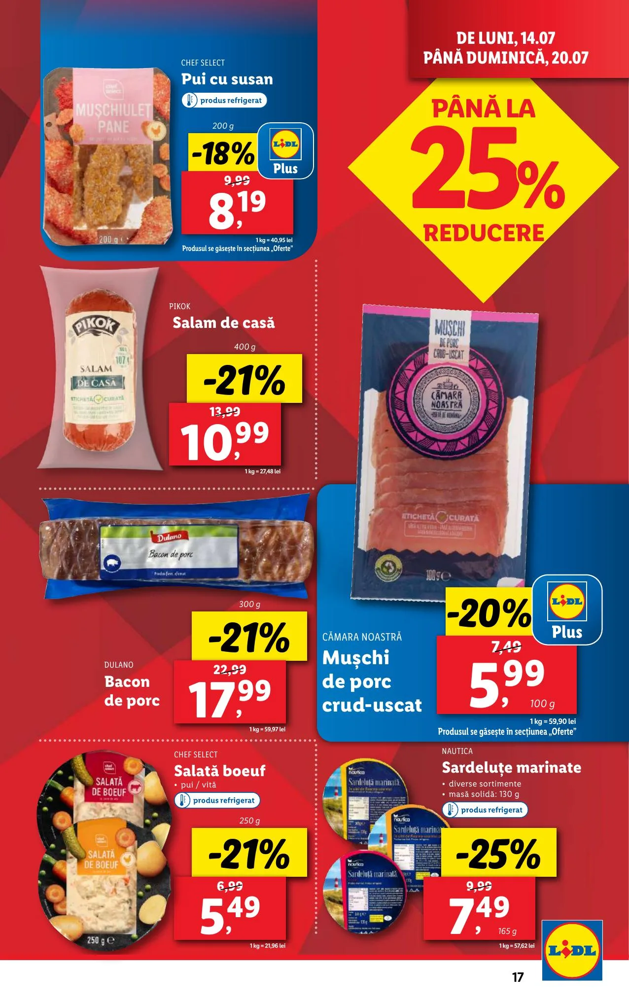 Lidl akciós újság Románia 07.14–07.20 – 17. oldal