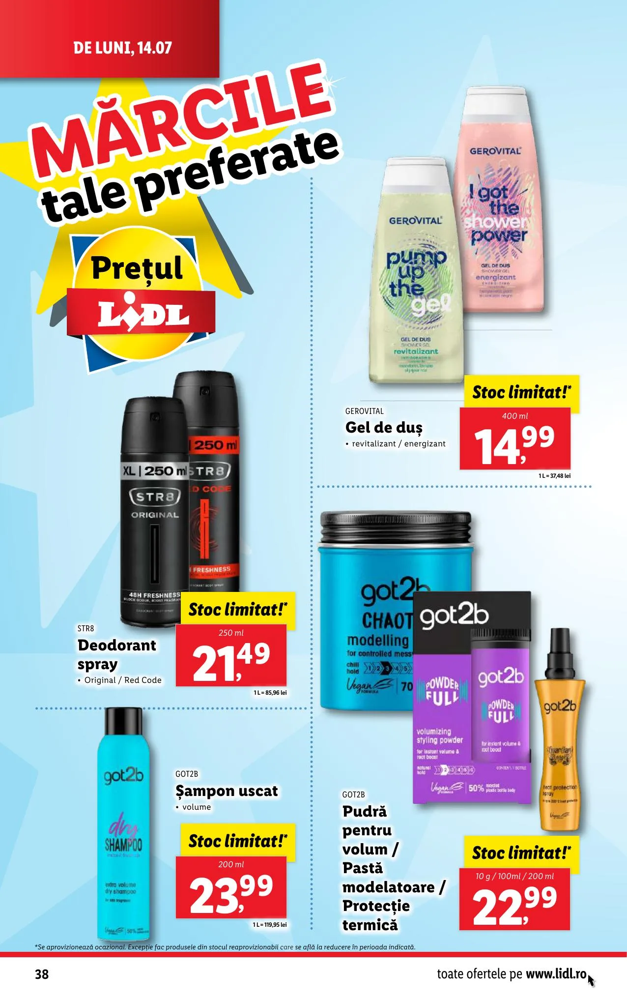 Lidl akciós újság Románia 07.14–07.20 – 38. oldal