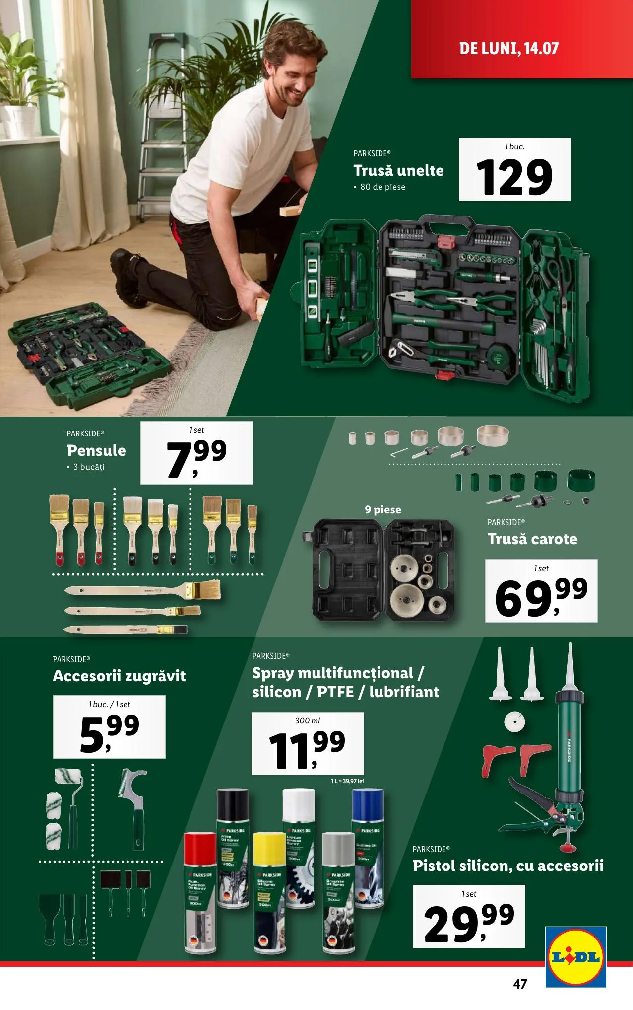 Lidl akciós újság Románia 07.14–07.20 – 47. oldal