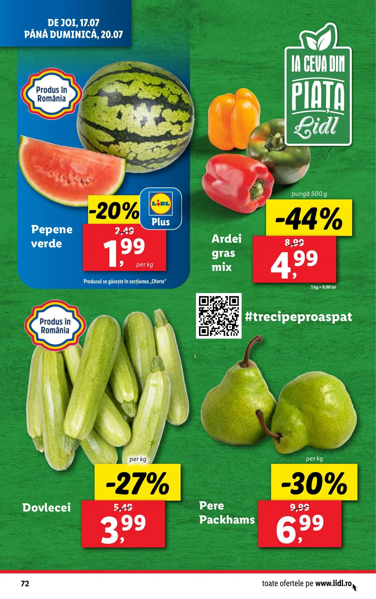 Lidl akciós újság Románia 07.14–07.20 – 72. oldal