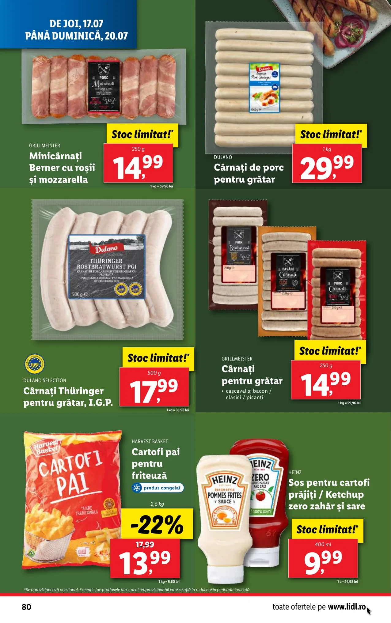 Lidl akciós újság Románia 07.14–07.20 – 80. oldal