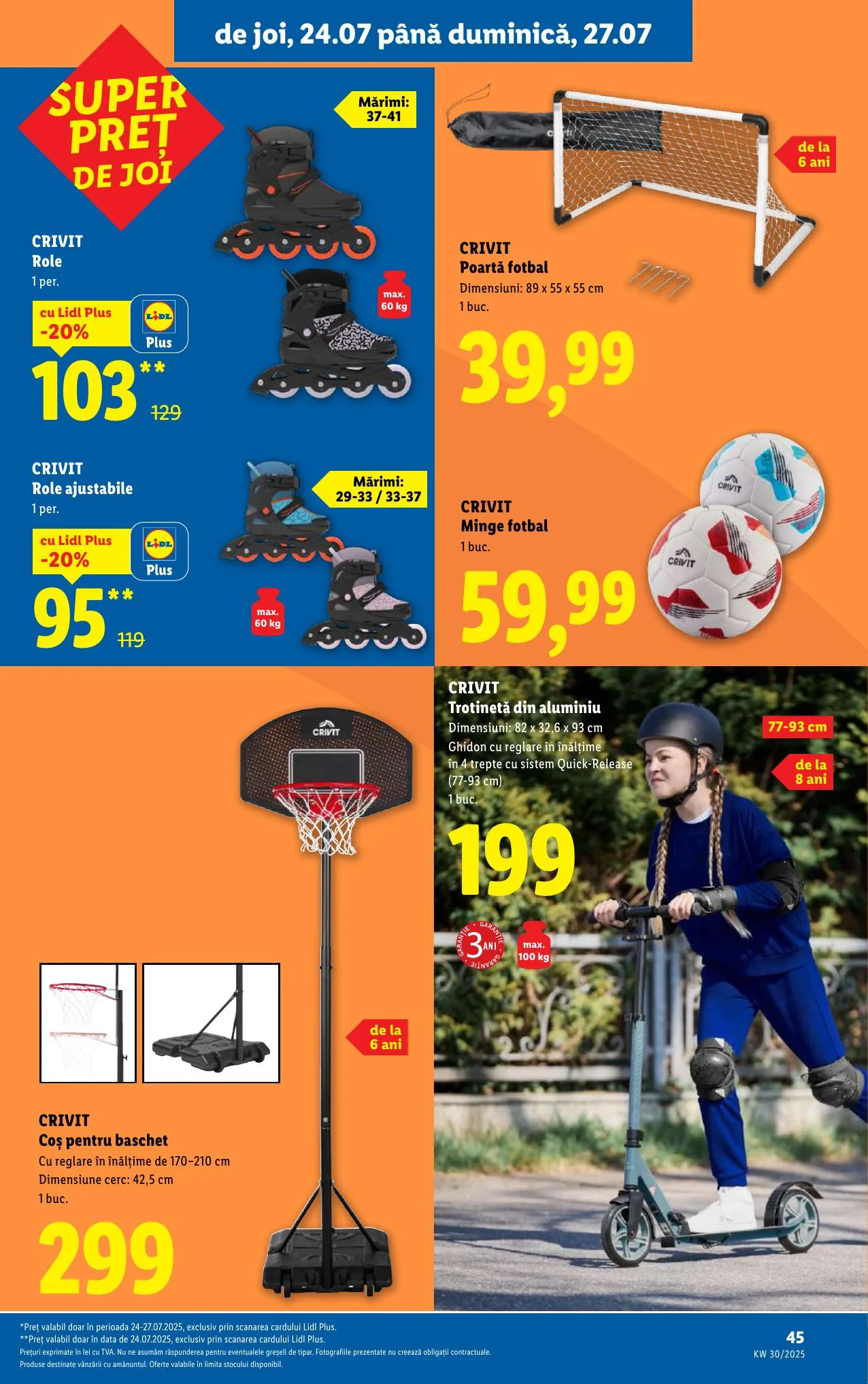 Lidl akciós újság Románia 07.21–07.27 – 45. oldal