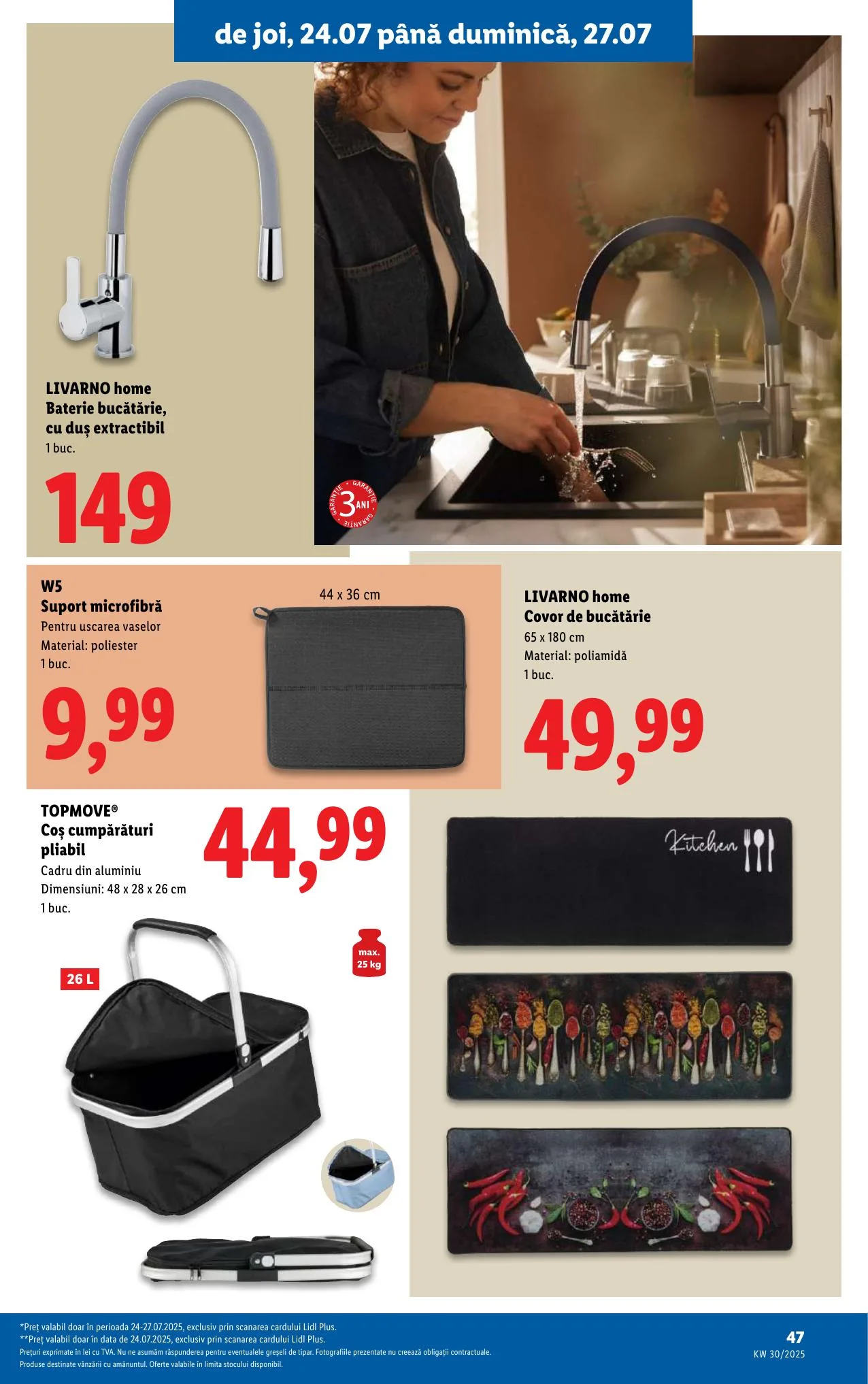 Lidl akciós újság Románia 07.21–07.27 – 47. oldal
