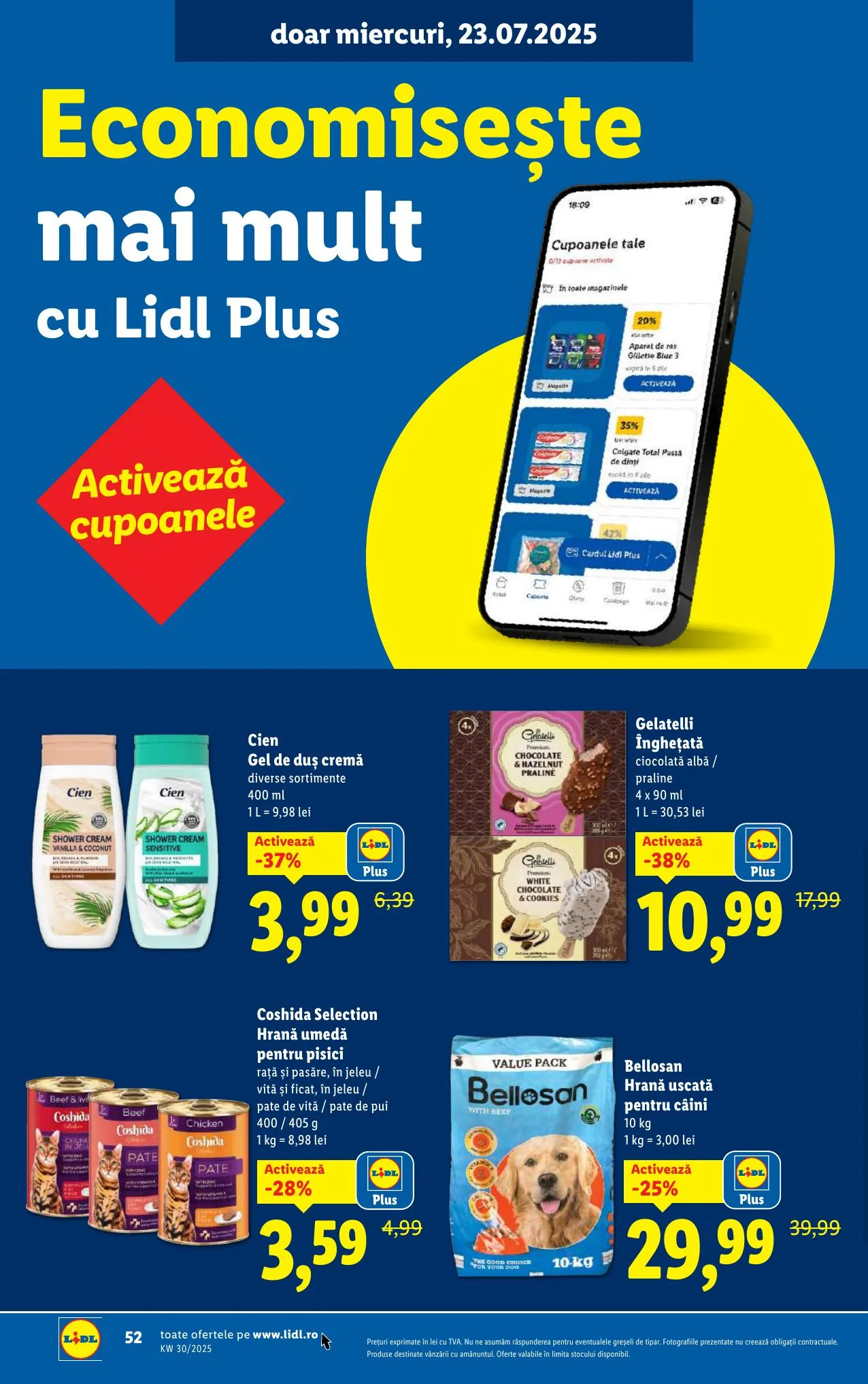 Lidl akciós újság Románia 07.21–07.27 – 52. oldal