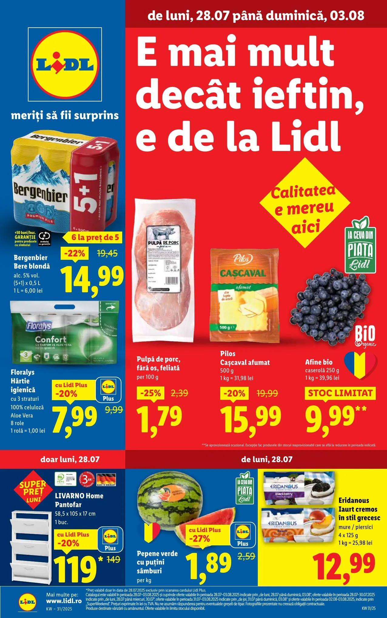 Lidl akciós újság Románia 07.28–08.03