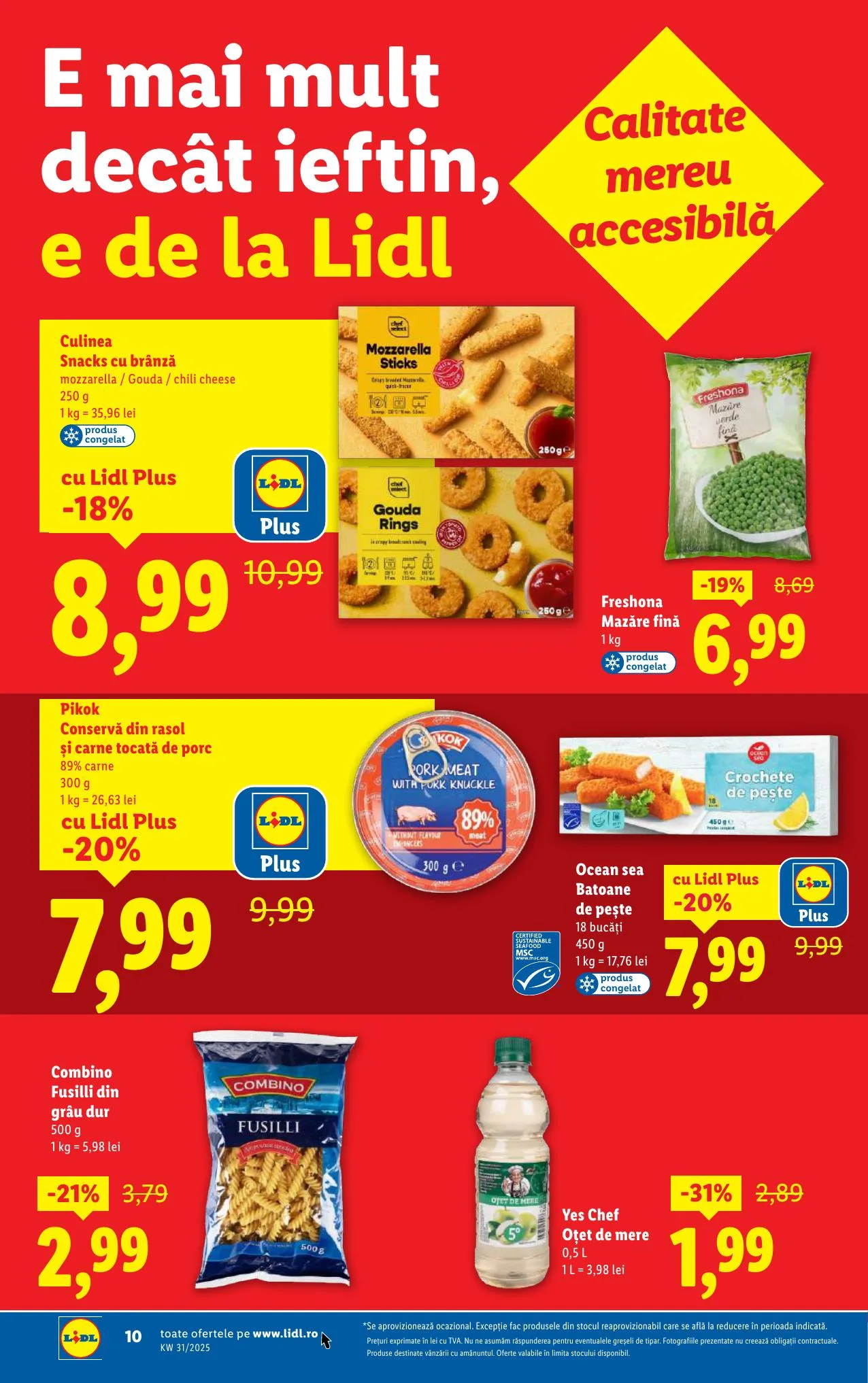 Lidl akciós újság Románia 07.28–08.03 – 10. oldal