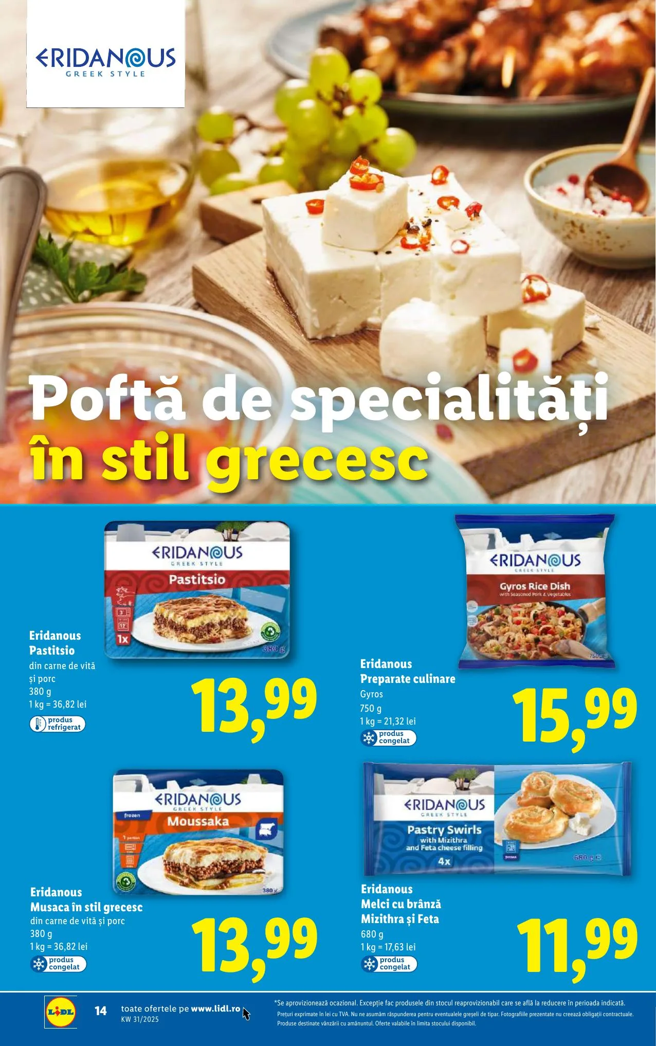 Lidl akciós újság Románia 07.28–08.03 – 14. oldal