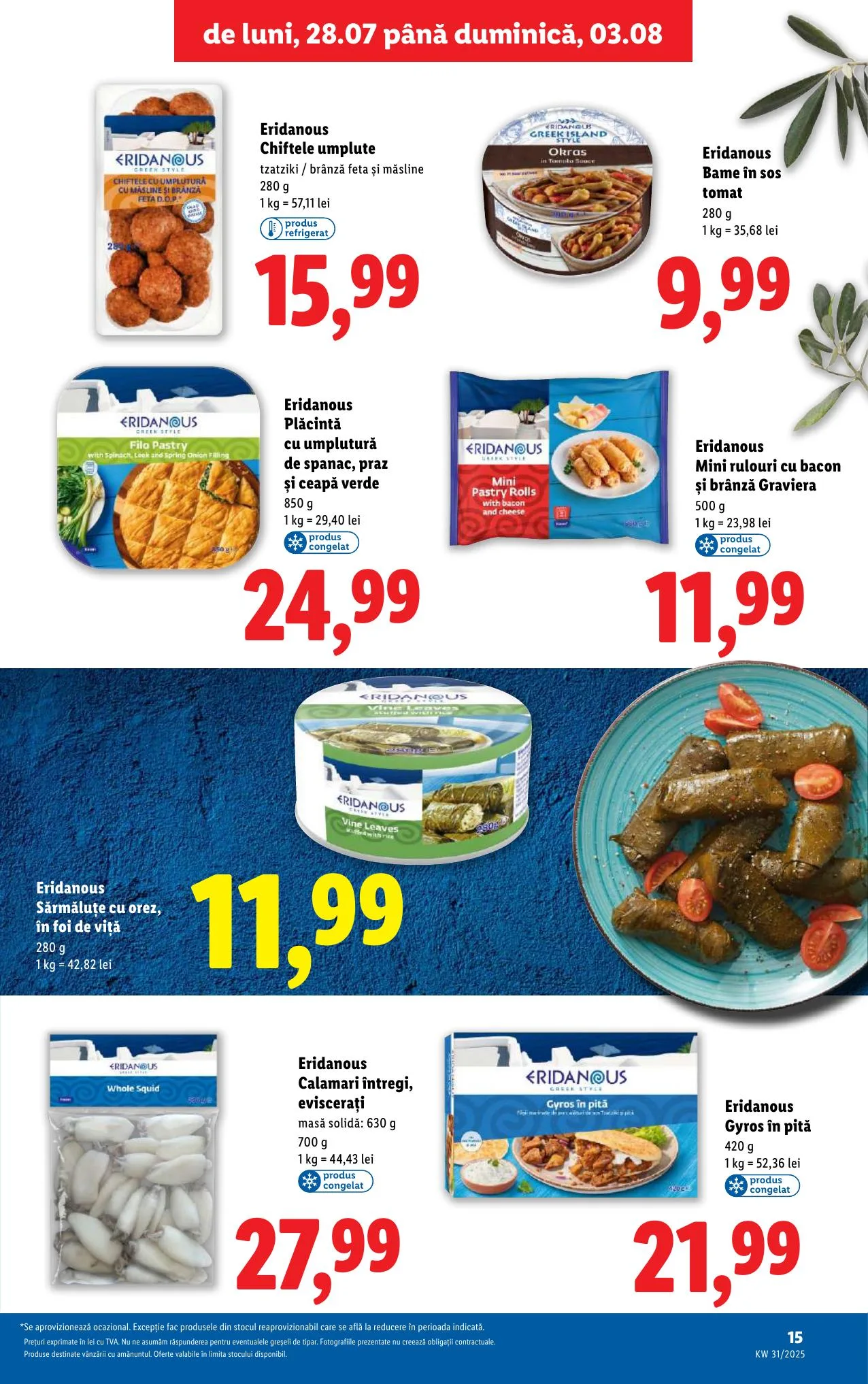 Lidl akciós újság Románia 07.28–08.03 – 15. oldal