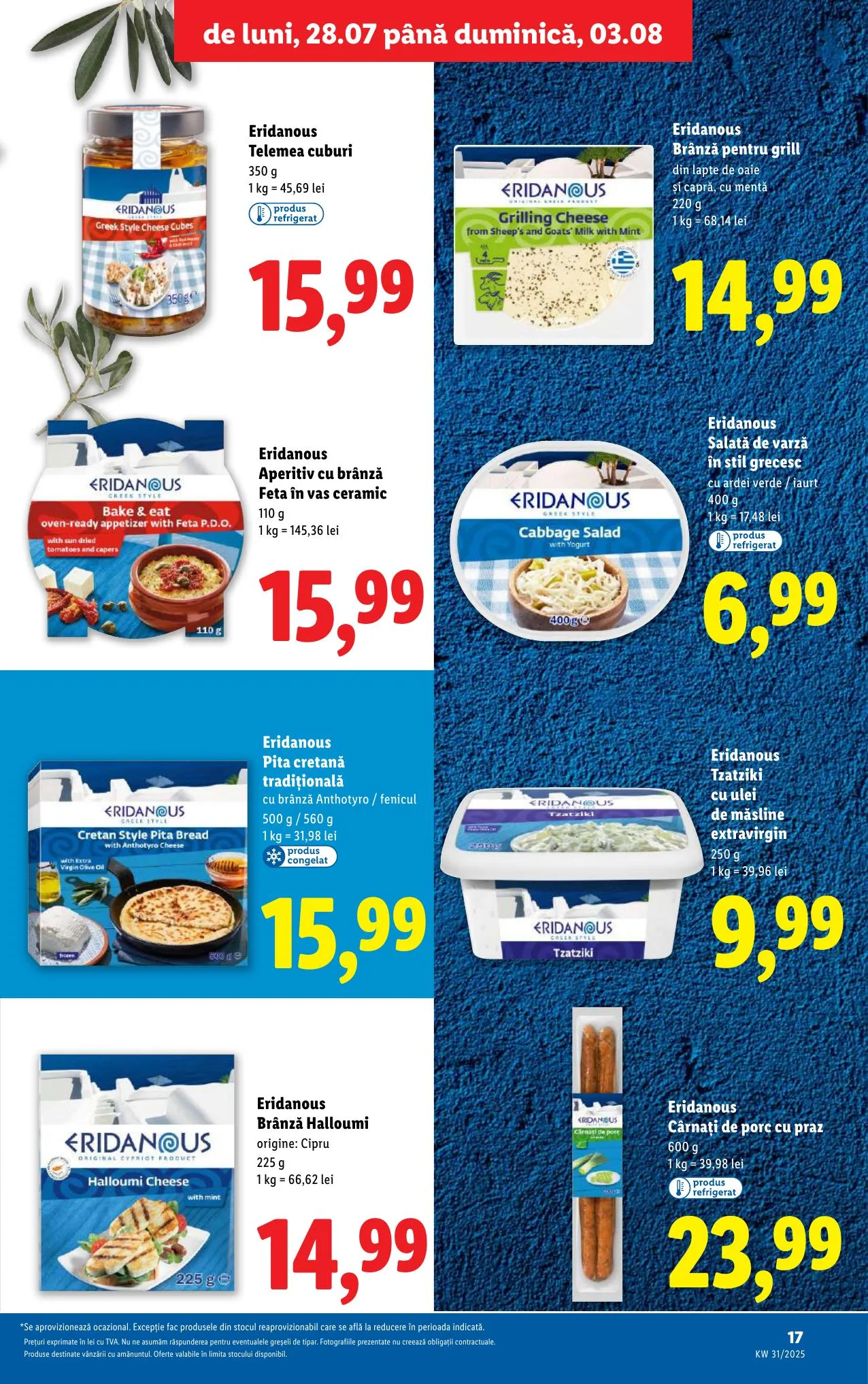 Lidl akciós újság Románia 07.28–08.03 – 17. oldal