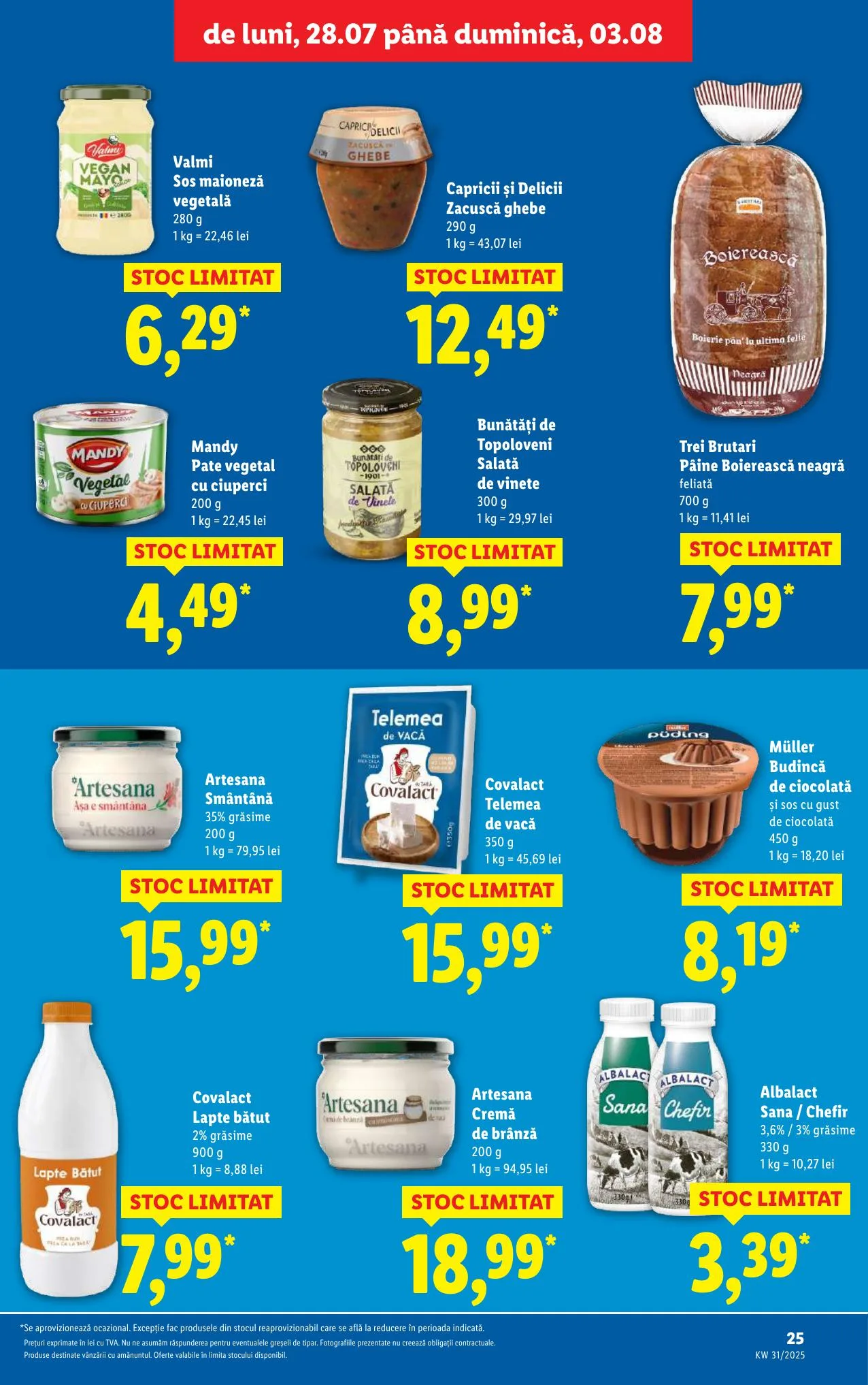 Lidl akciós újság Románia 07.28–08.03 – 25. oldal