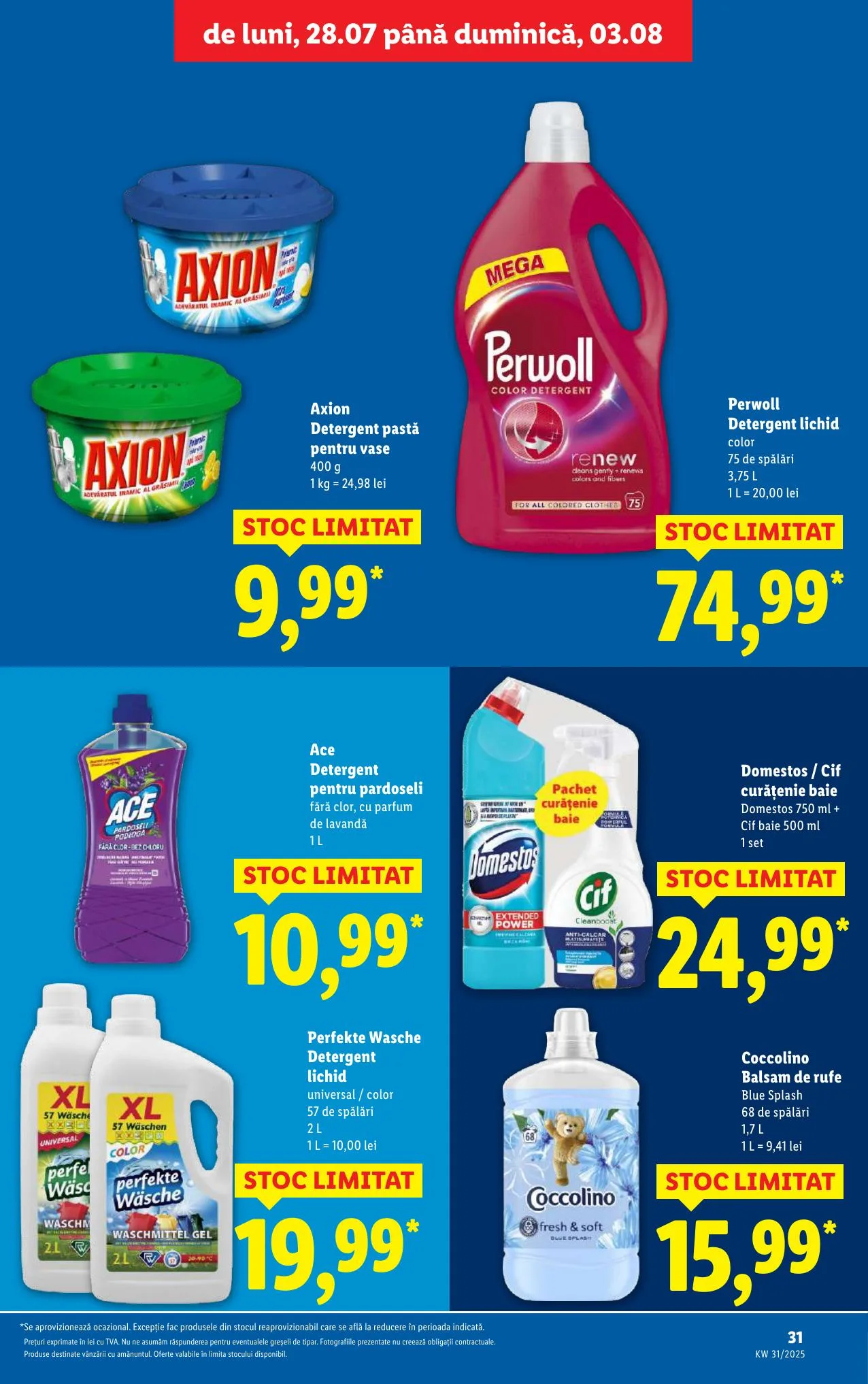 Lidl akciós újság Románia 07.28–08.03 – 31. oldal