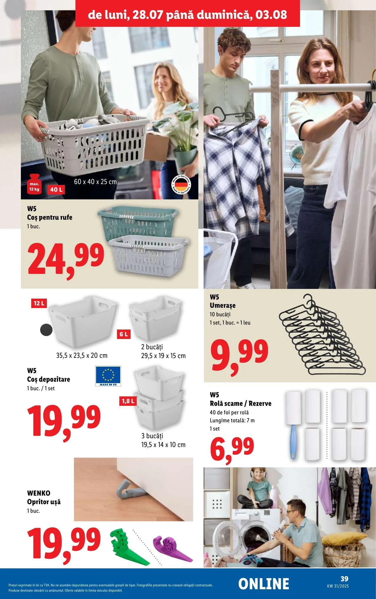 Lidl akciós újság Románia 07.28–08.03 – 39. oldal