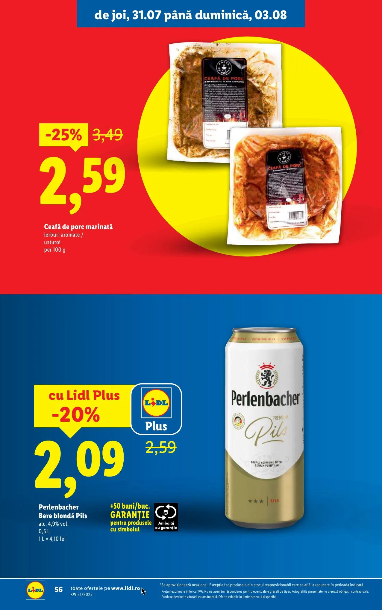 Lidl akciós újság Románia 07.28–08.03 – 56. oldal
