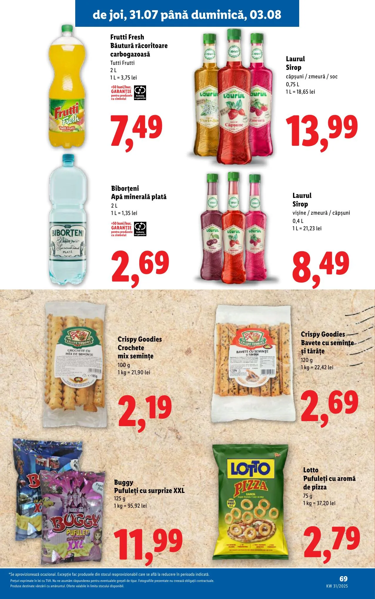 Lidl akciós újság Románia 07.28–08.03 – 69. oldal