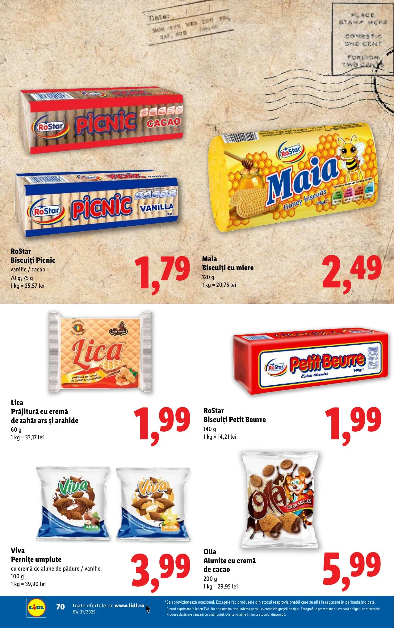 Lidl akciós újság Románia 07.28–08.03 – 70. oldal