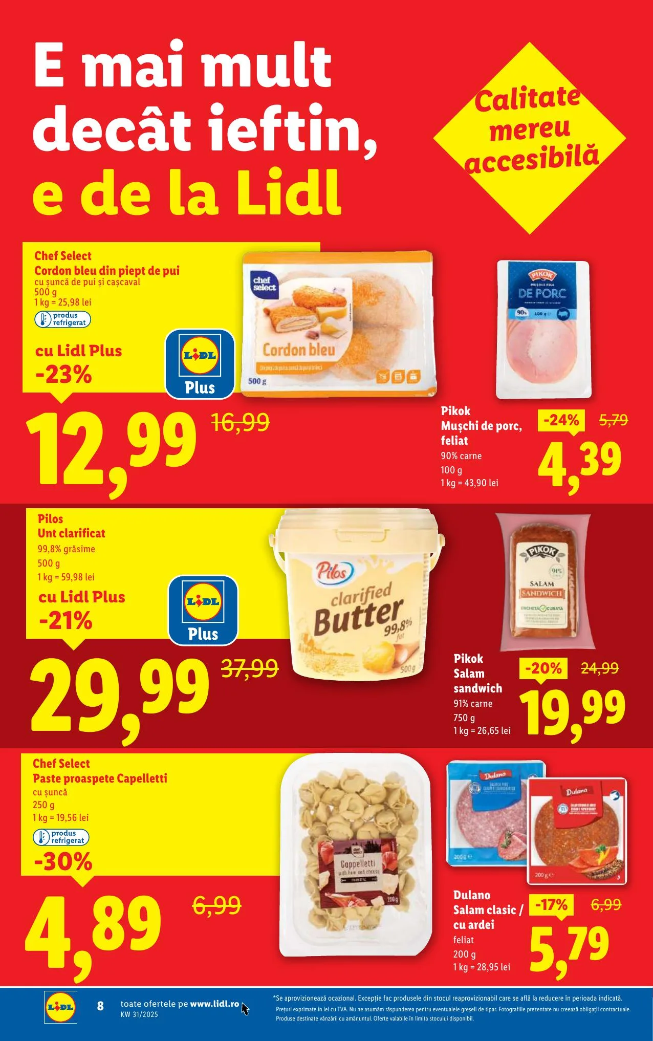 Lidl akciós újság Románia 07.28–08.03 – 8. oldal