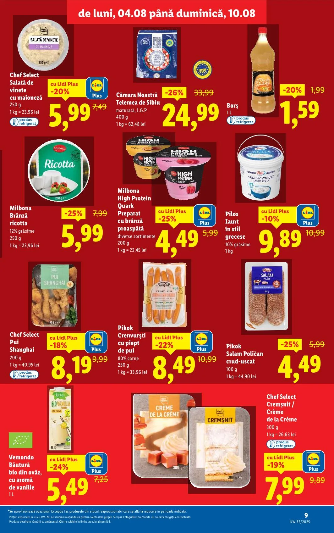 Lidl akciós újság Románia 08.04–08.10 – 3. oldal