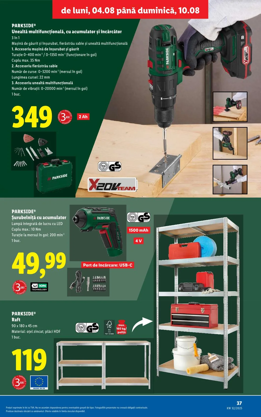 Lidl akciós újság Románia 08.04–08.10 – 33. oldal