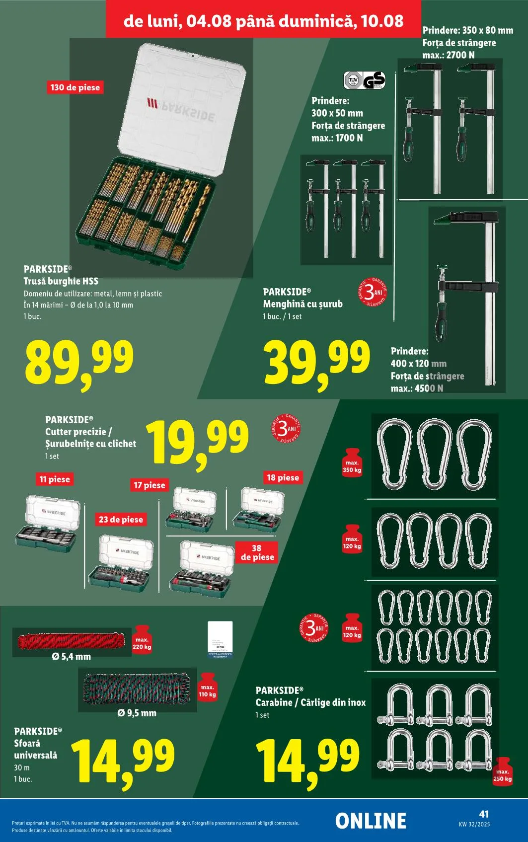 Lidl akciós újság Románia 08.04–08.10 – 38. oldal