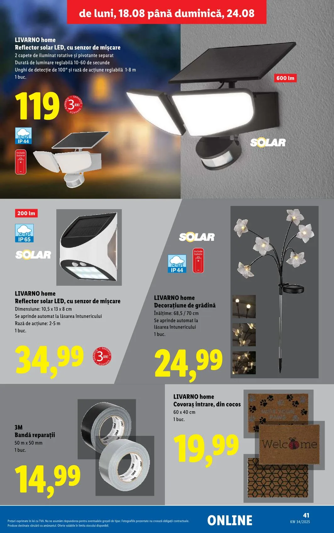 Lidl akciós újság Románia 08.18–08.24 – 36. oldal