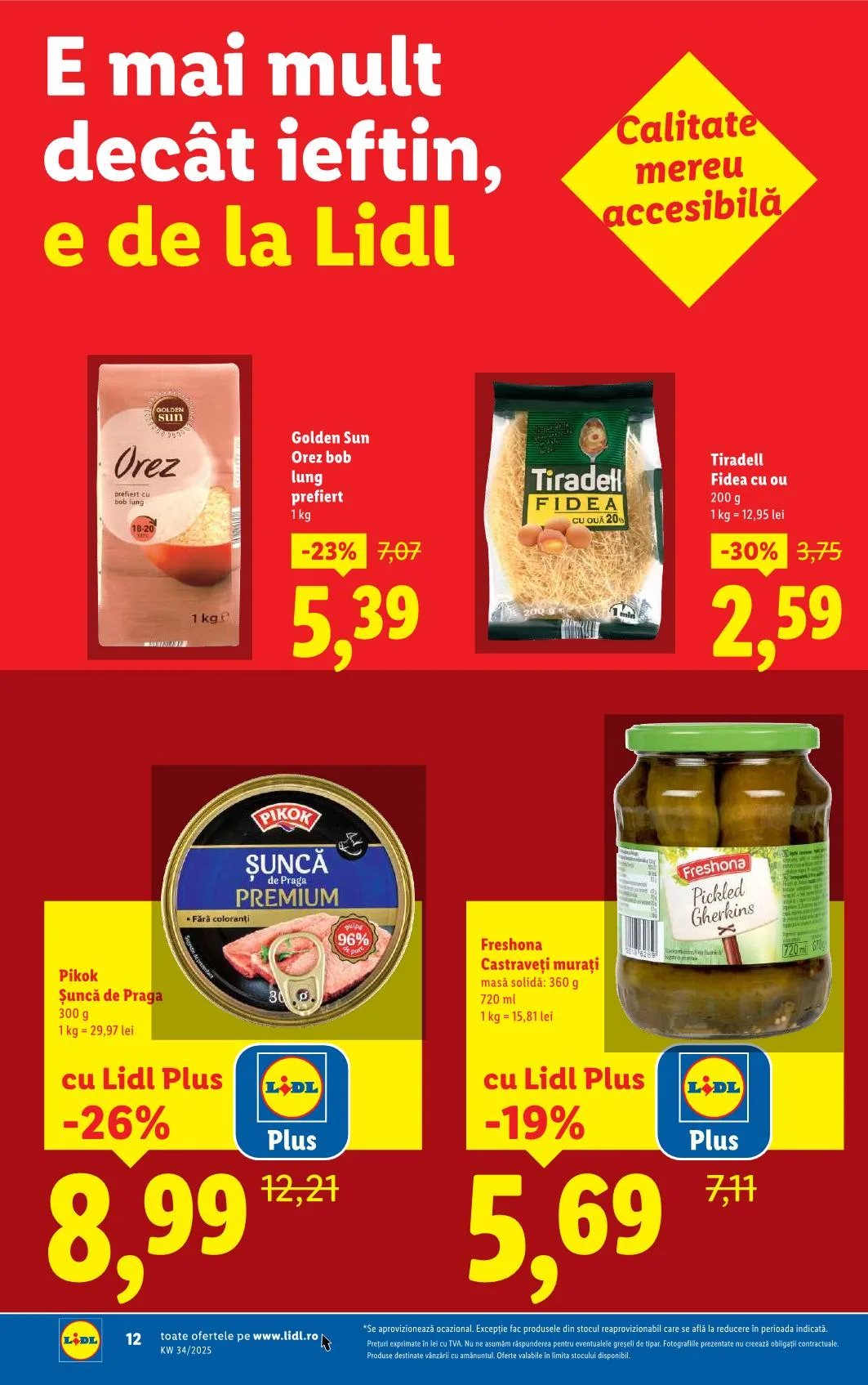 Lidl akciós újság Románia 08.18–08.24 – 4. oldal