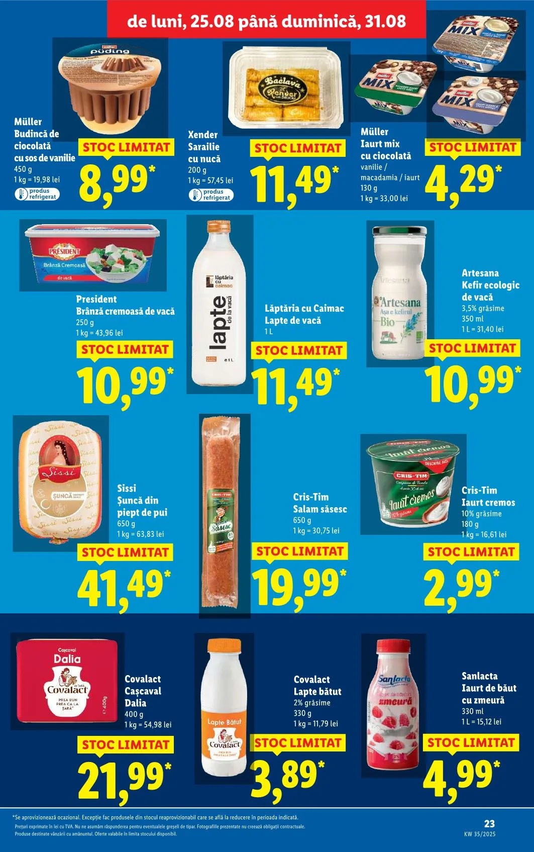 Lidl akciós újság Románia 08.25–08.31 – 16. oldal