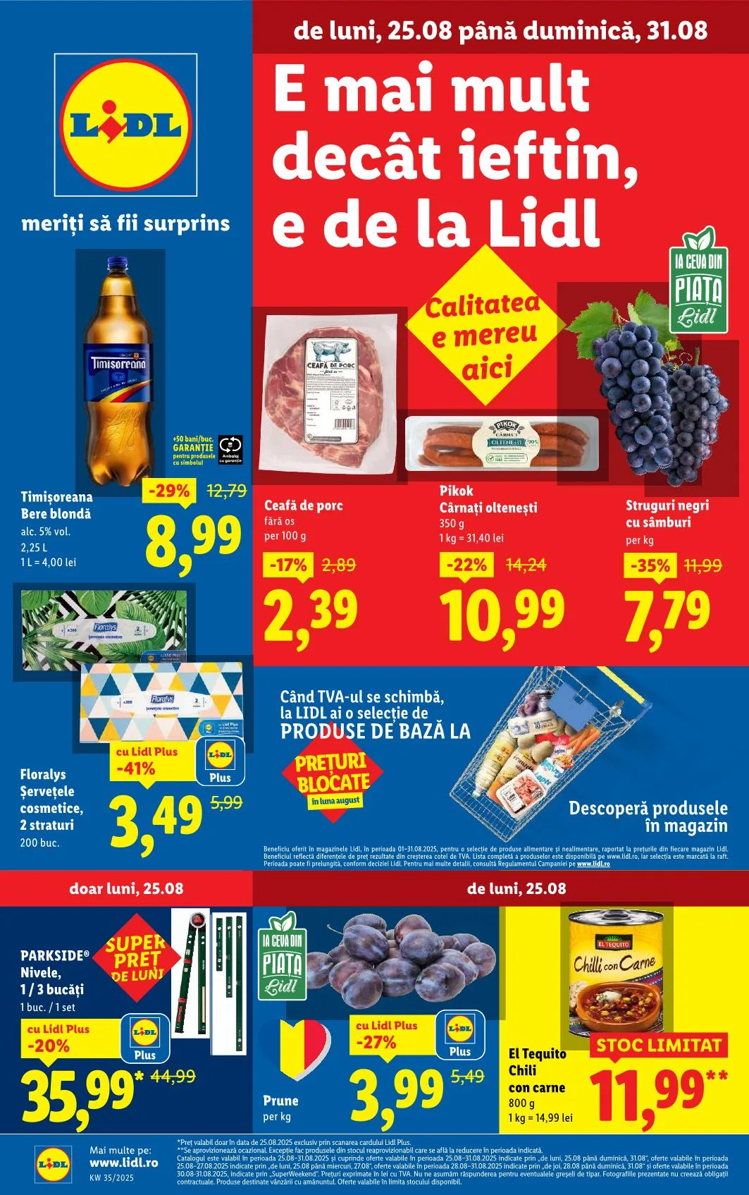 Lidl akciós újság Románia 08.25–08.31 – 23. oldal