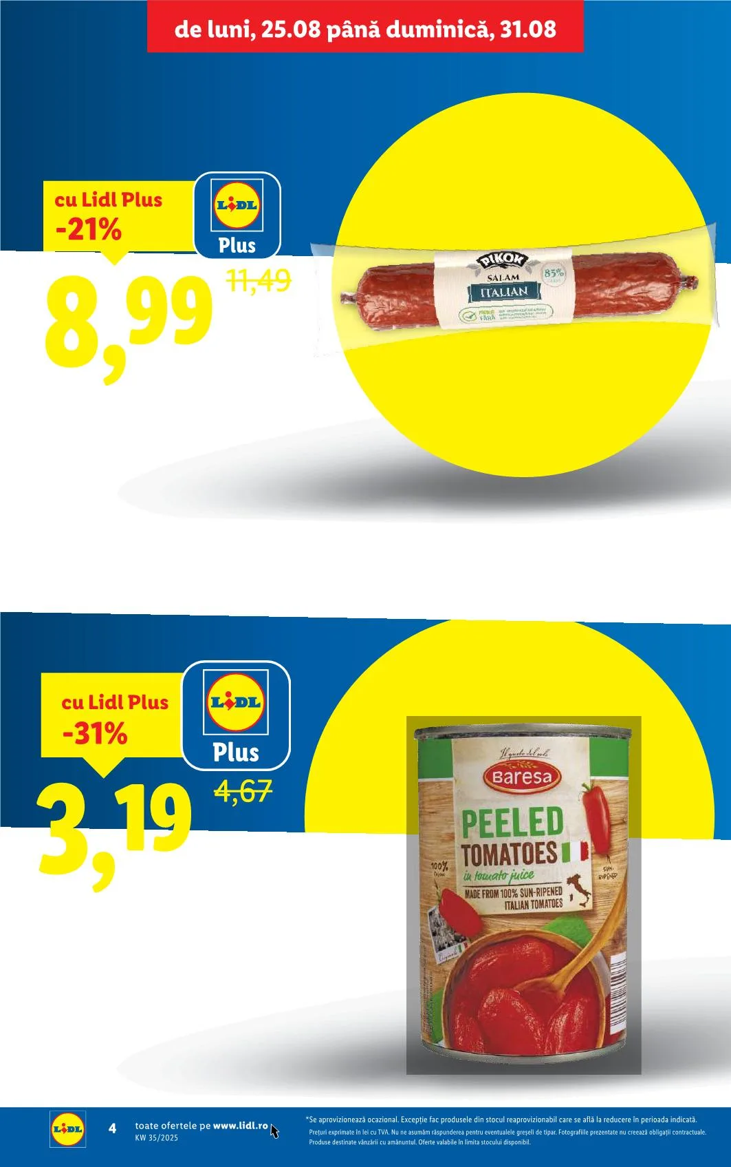 Lidl akciós újság Románia 08.25–08.31 – 34. oldal