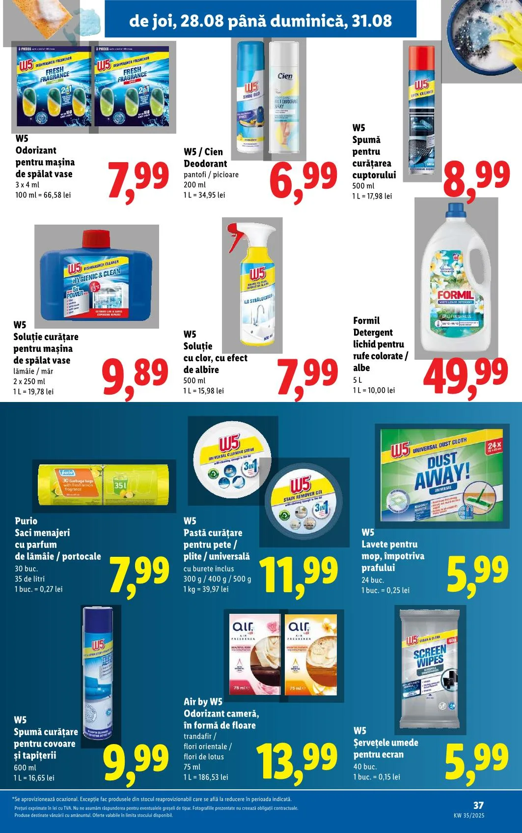 Lidl akciós újság Románia 08.25–08.31 – 47. oldal