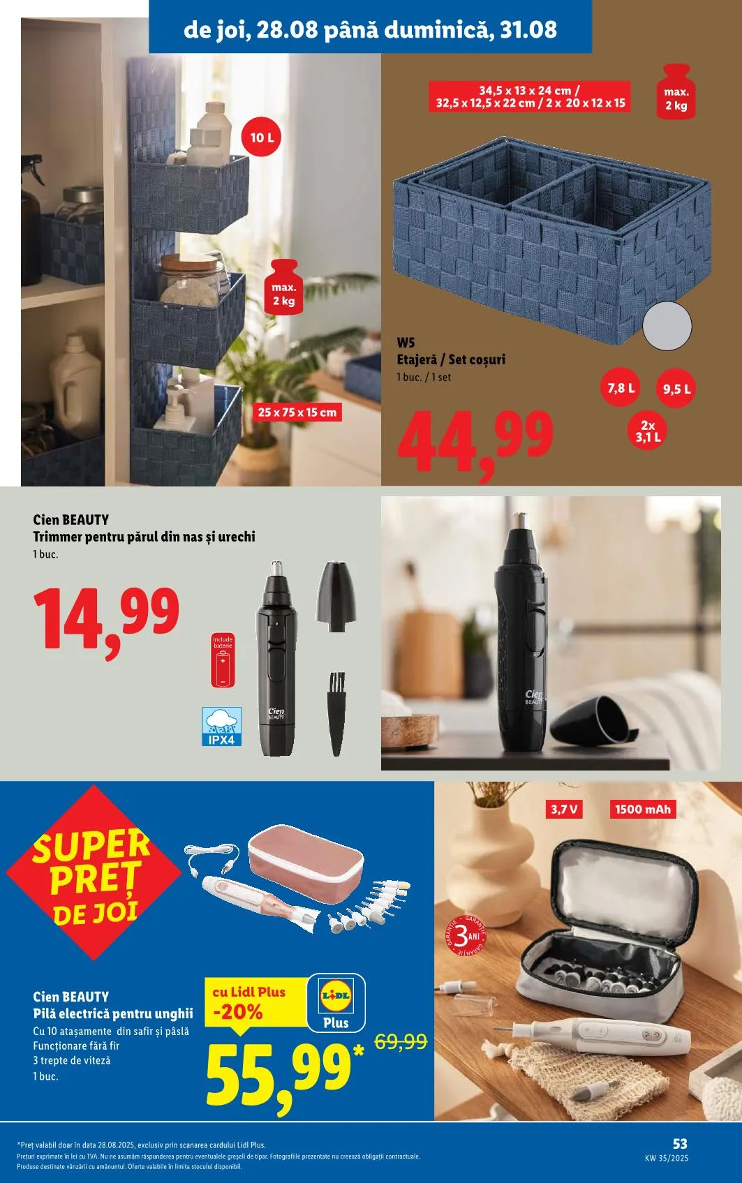 Lidl akciós újság Románia 08.25–08.31 – 64. oldal