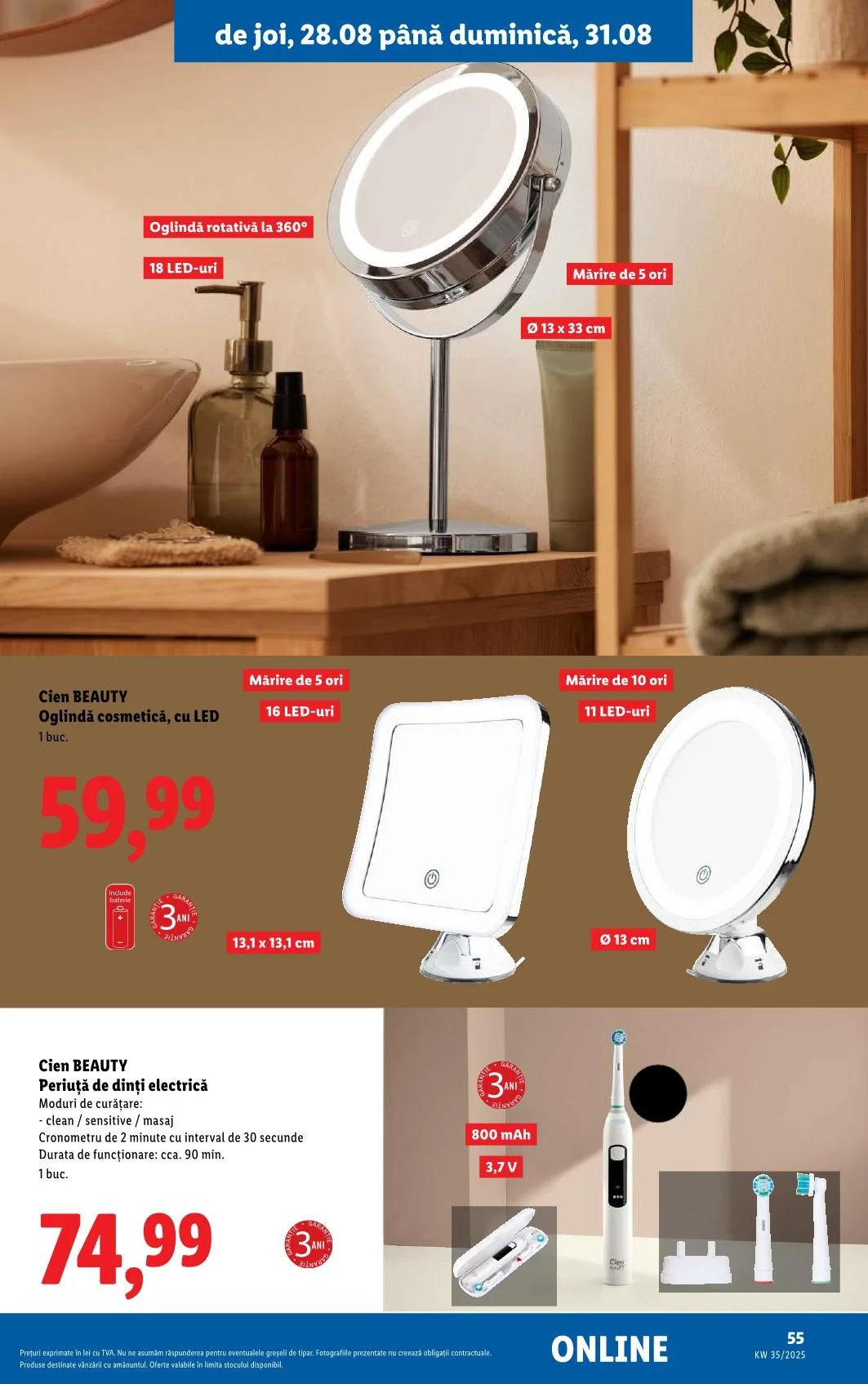 Lidl akciós újság Románia 08.25–08.31 – 66. oldal