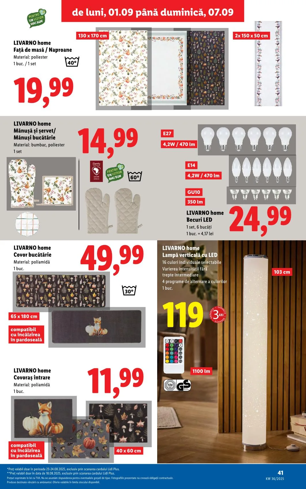 Lidl akciós újság Románia 09.01–09.07 – 36. oldal