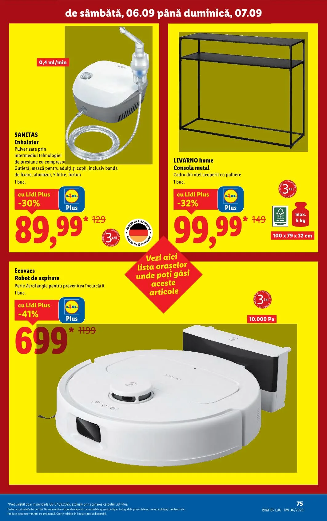 Lidl akciós újság Románia 09.01–09.07 – 73. oldal