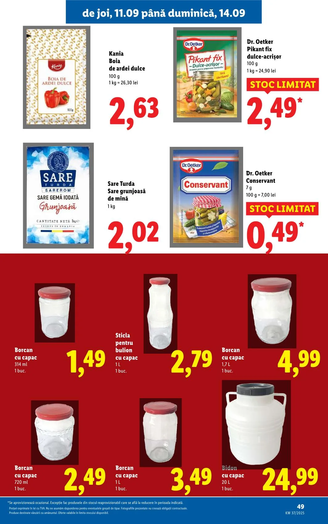Lidl akciós újság Románia 09.08–09.14 – 47. oldal