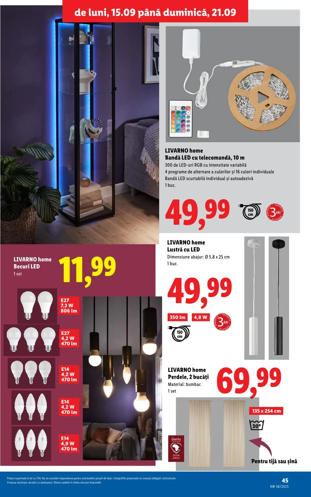 Lidl akciós újság Románia 09.15–09.21 – 42. oldal