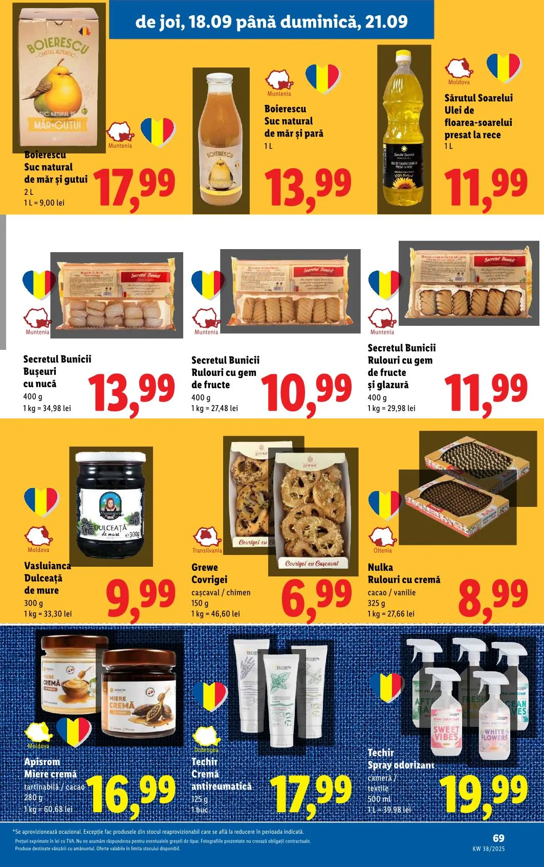 Lidl akciós újság Románia 09.15–09.21 – 69. oldal