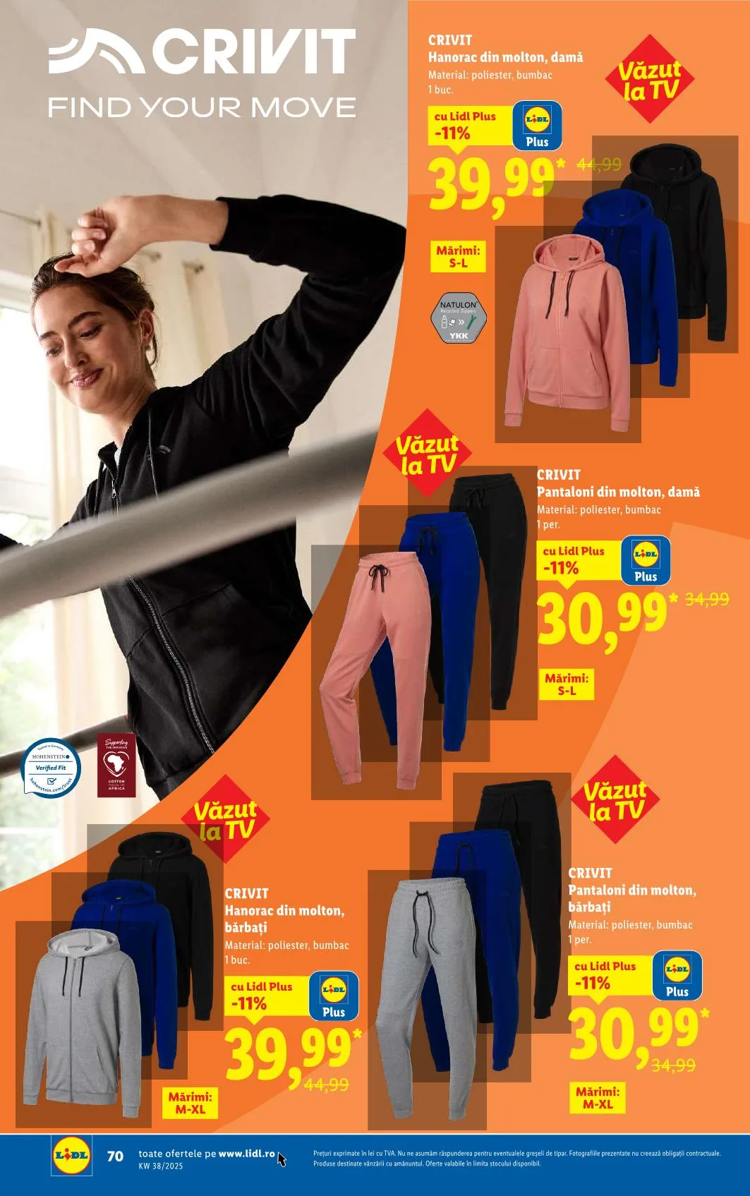 Lidl akciós újság Románia 09.15–09.21 – 70. oldal