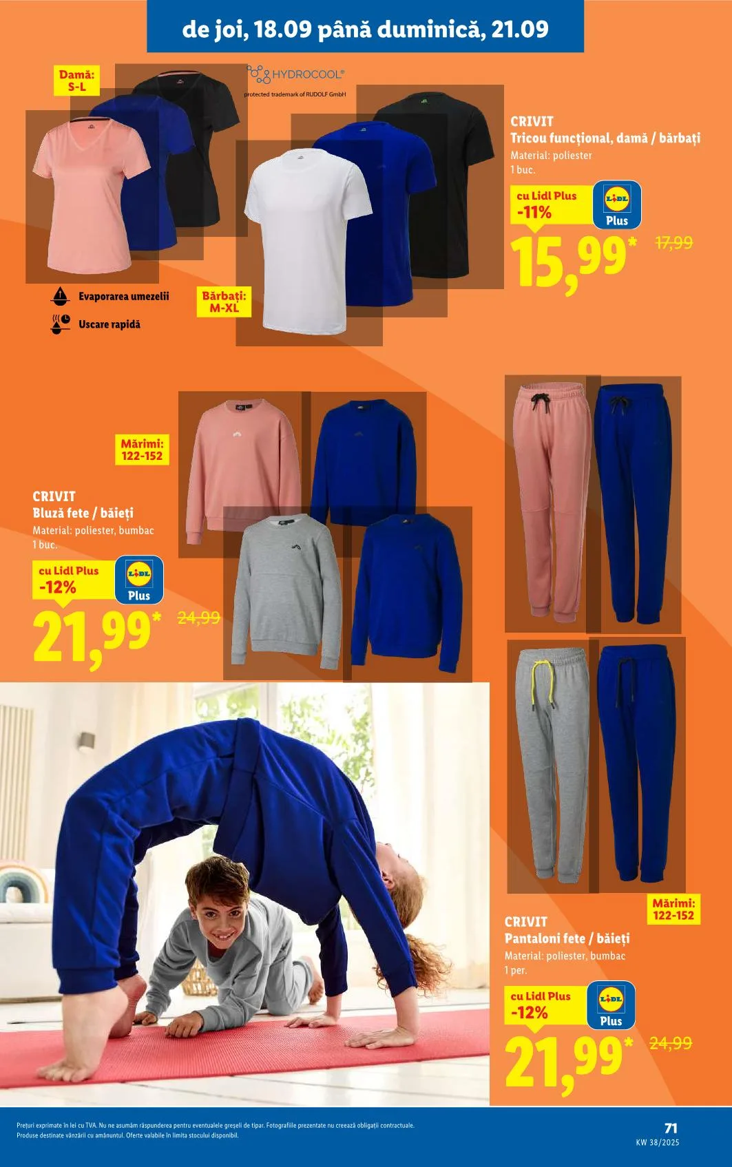 Lidl akciós újság Románia 09.15–09.21 – 71. oldal