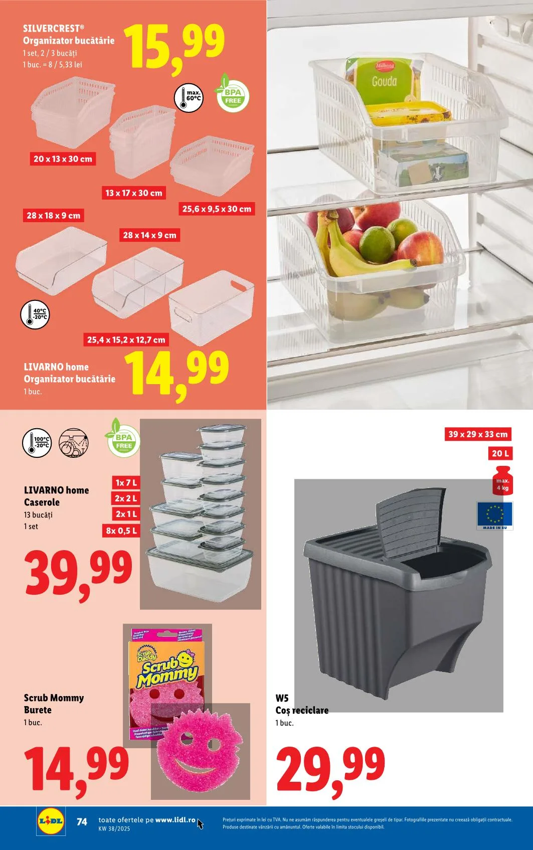 Lidl akciós újság Románia 09.15–09.21 – 74. oldal