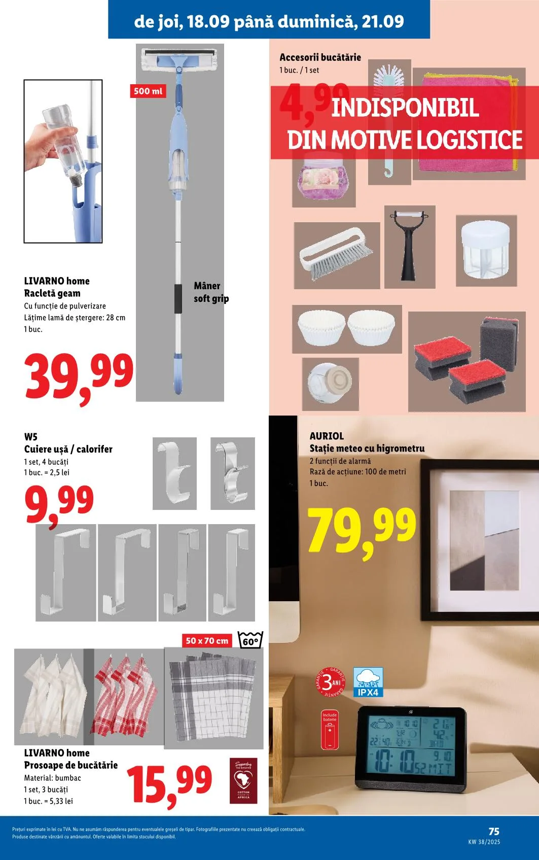 Lidl akciós újság Románia 09.15–09.21 – 75. oldal