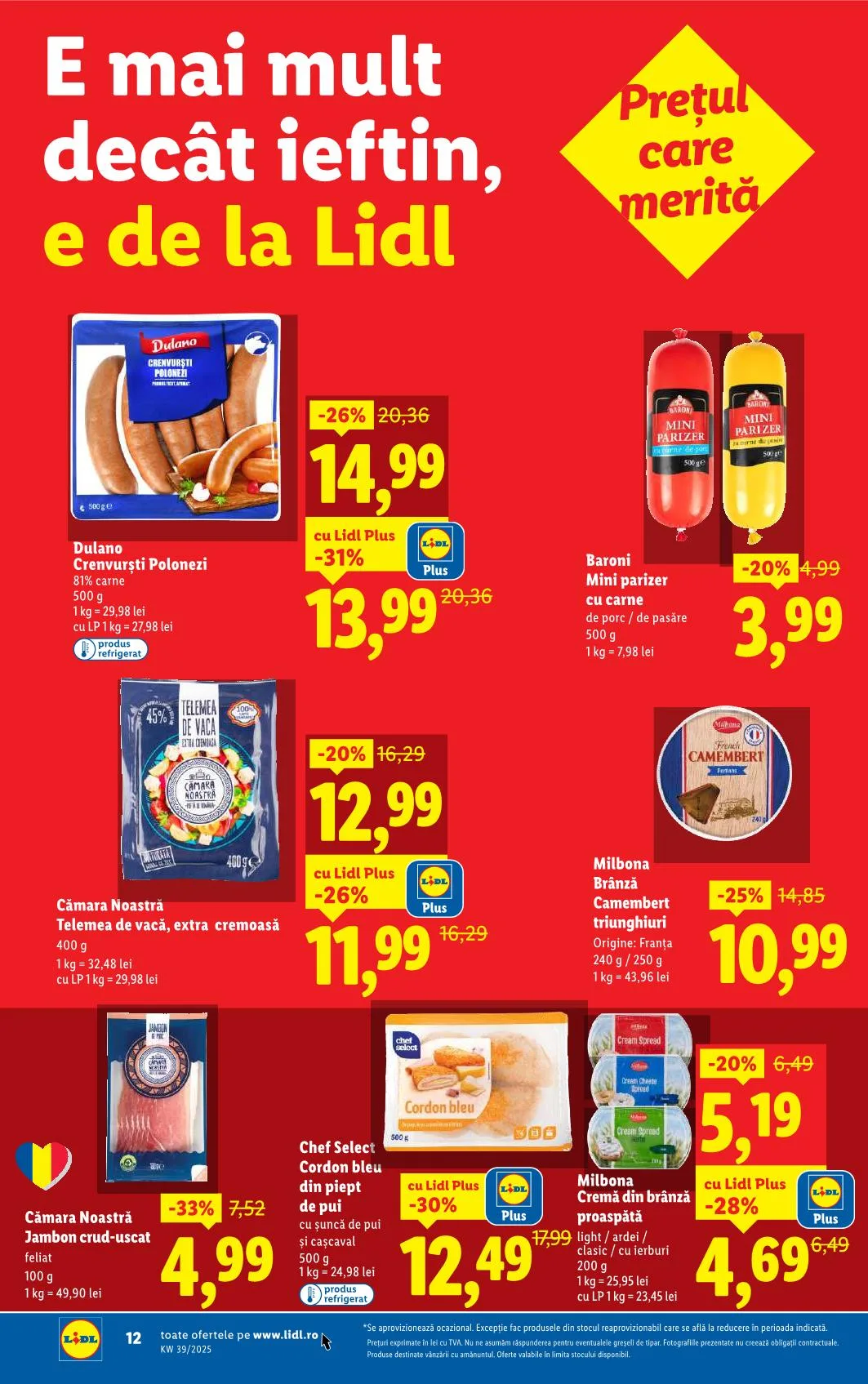 Lidl akciós újság Románia 09.22–09.28 – 4. oldal