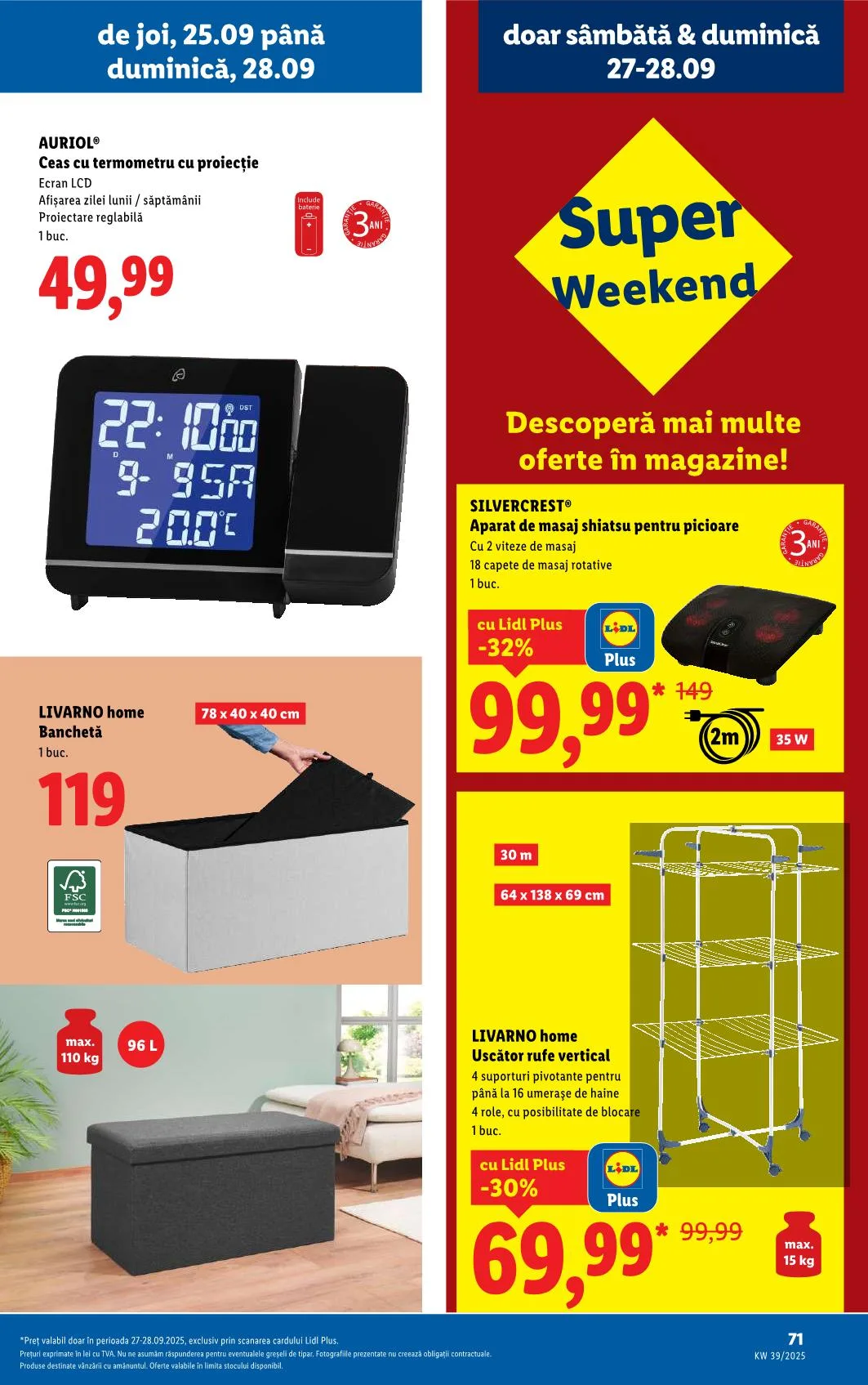 Lidl akciós újság Románia 09.22–09.28 – 69. oldal