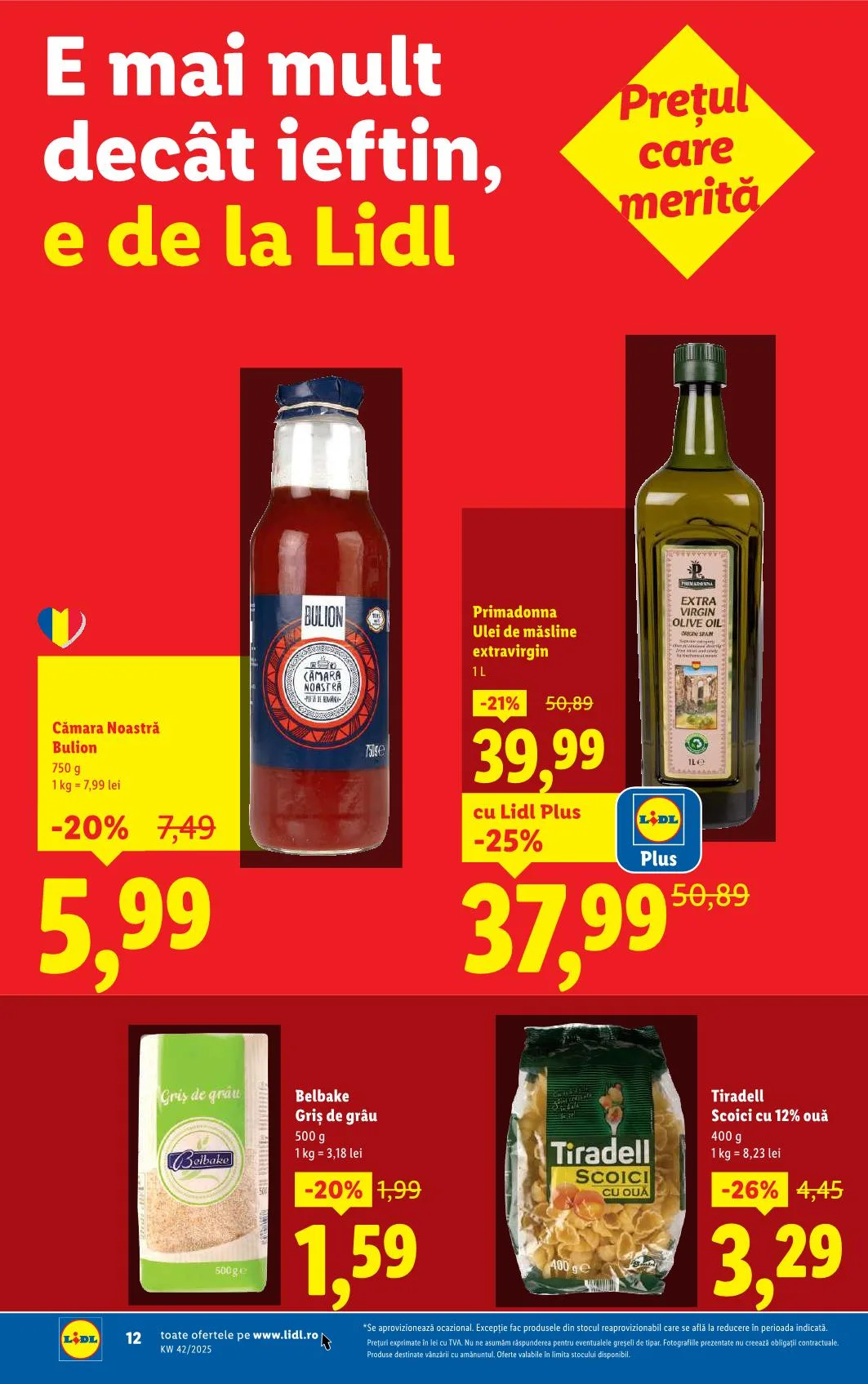 Lidl akciós újság Románia 10.13–10.19 – 4. oldal