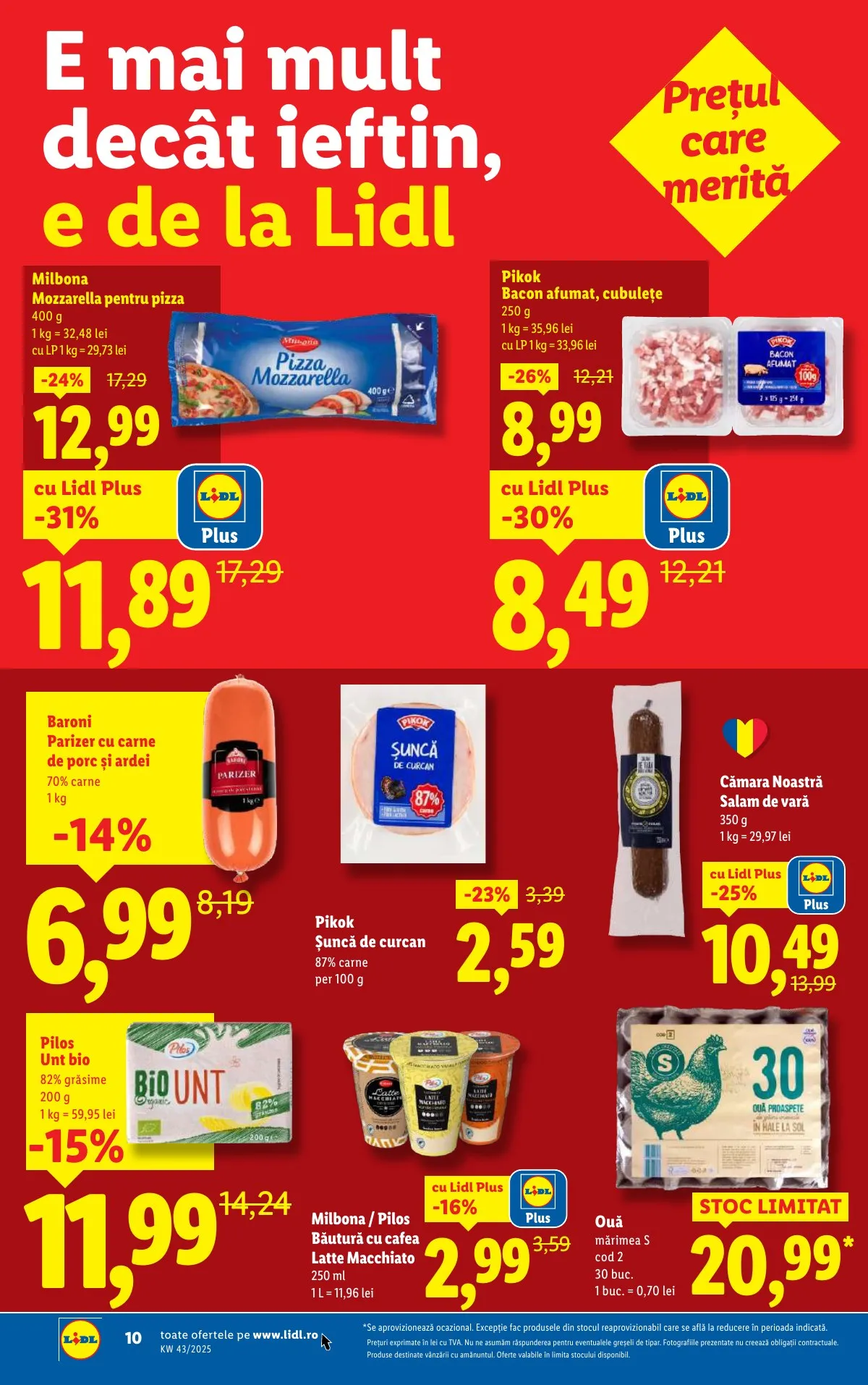 Lidl akciós újság Románia 10.20–10.26 – 10. oldal