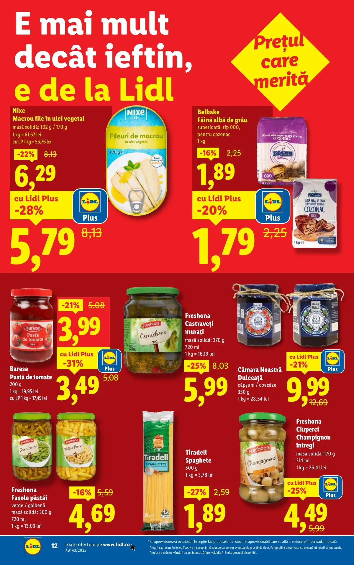 Lidl akciós újság Románia 10.20–10.26 – 12. oldal