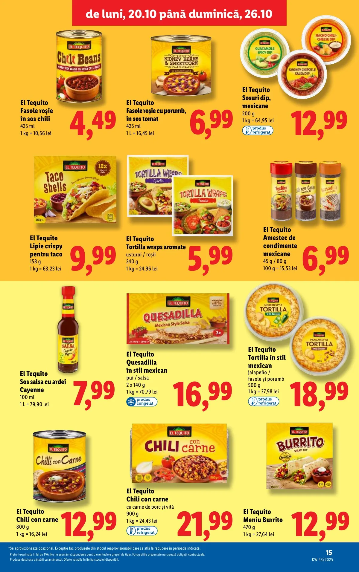 Lidl akciós újság Románia 10.20–10.26 – 15. oldal